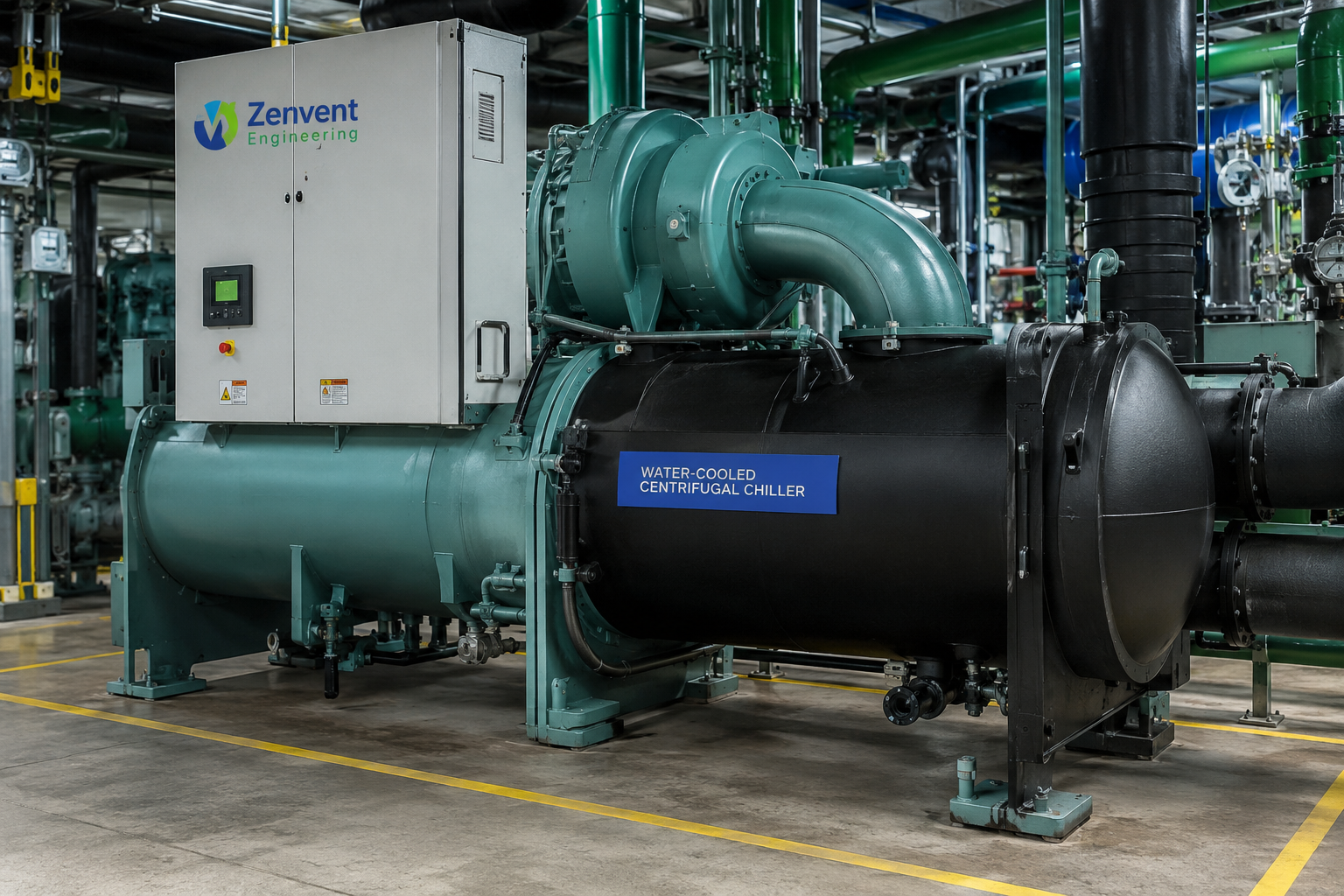 Water-Cooled Centrifugal Chillers